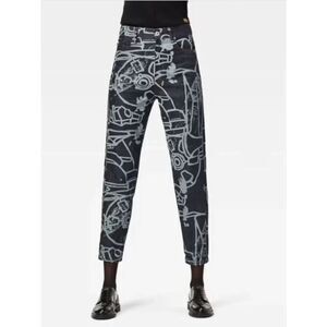 EUC G-Star Janeh Ultra High Mom Ankle Jean in Size Unknown